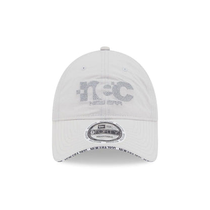 Pictured is this New Era NEC Logo 9FORTY Unstructured cap in White. 3