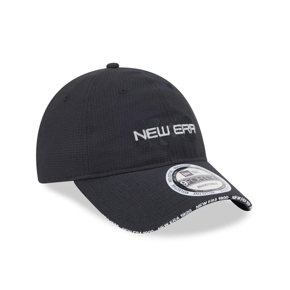 Pictured is this New Era NEC Logo 9FORTY Unstructured cap in black. 4