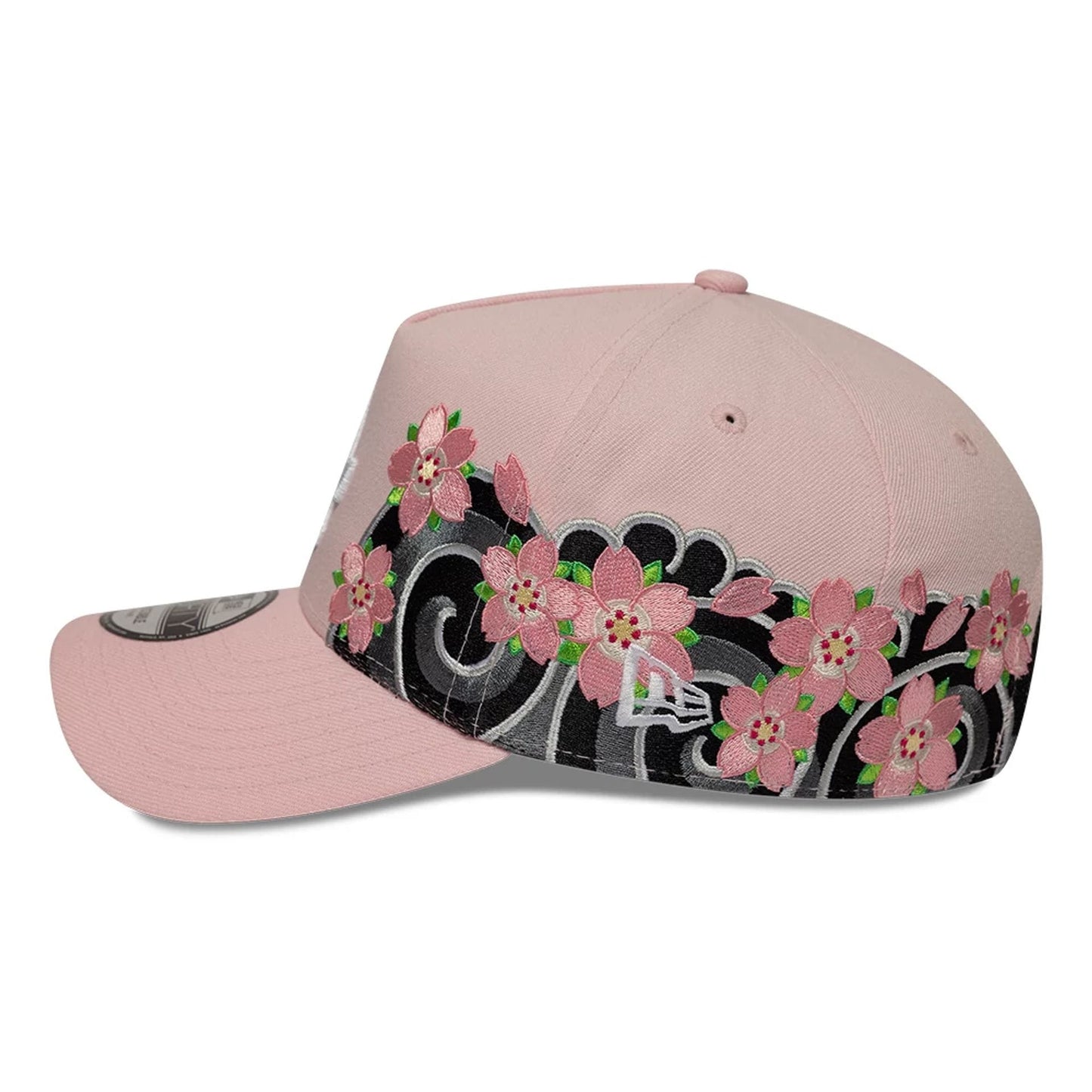 Pictured is this MLB Sakura LA Dodgers 9FORTY A-Frame cap in pink. 4