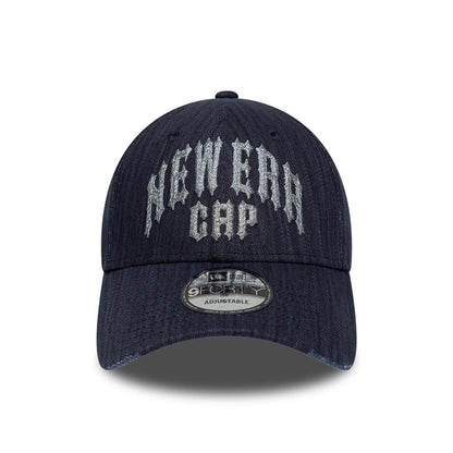 Pictured is this New Era Street Archived 9FORTY cap in navy. 3
