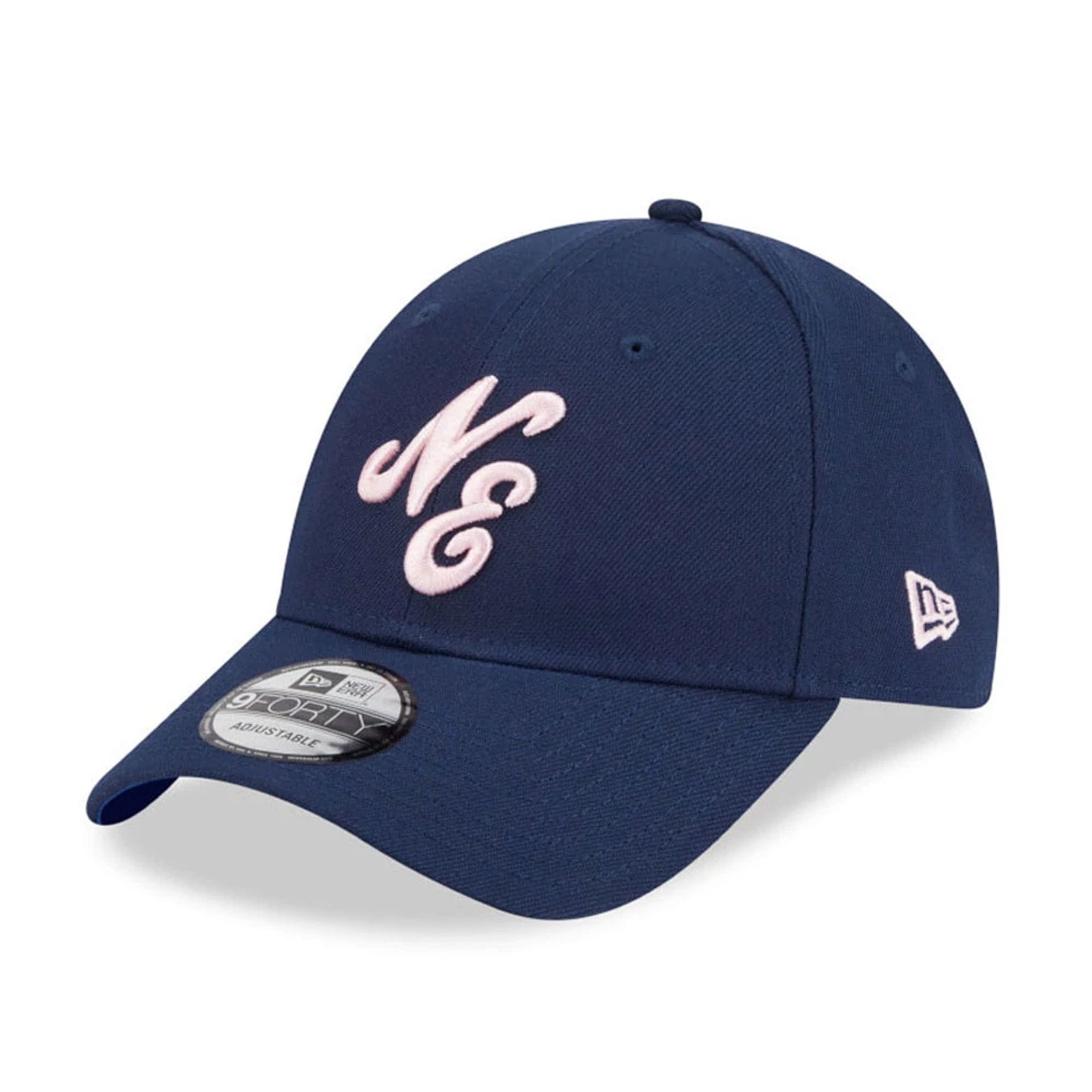Pictured is this New Era Sakura 9FORTY cap in dark blue. 1