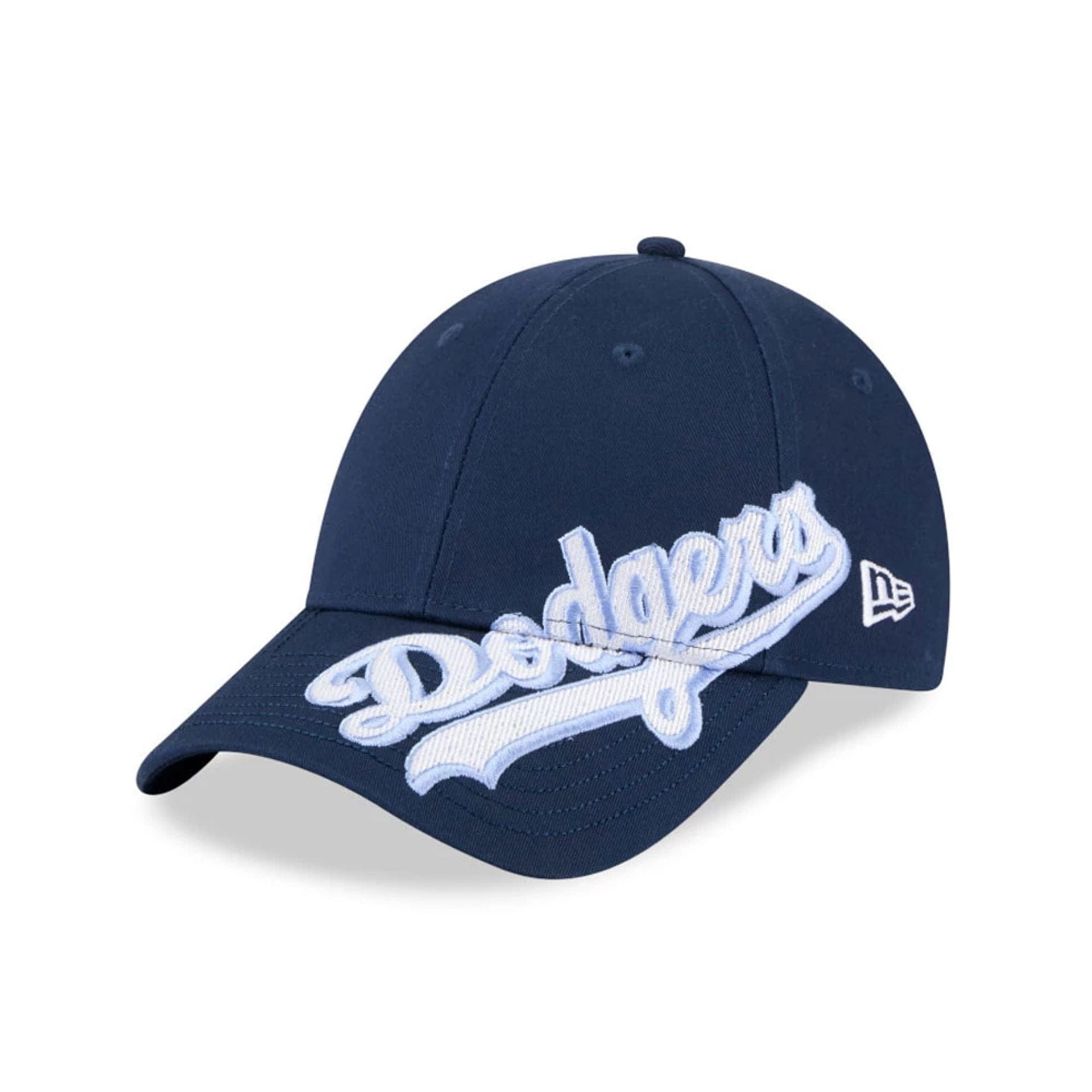 Pictured is this MLB Mix League LA Dodgers 9FORTY cap in dark blue. 1
