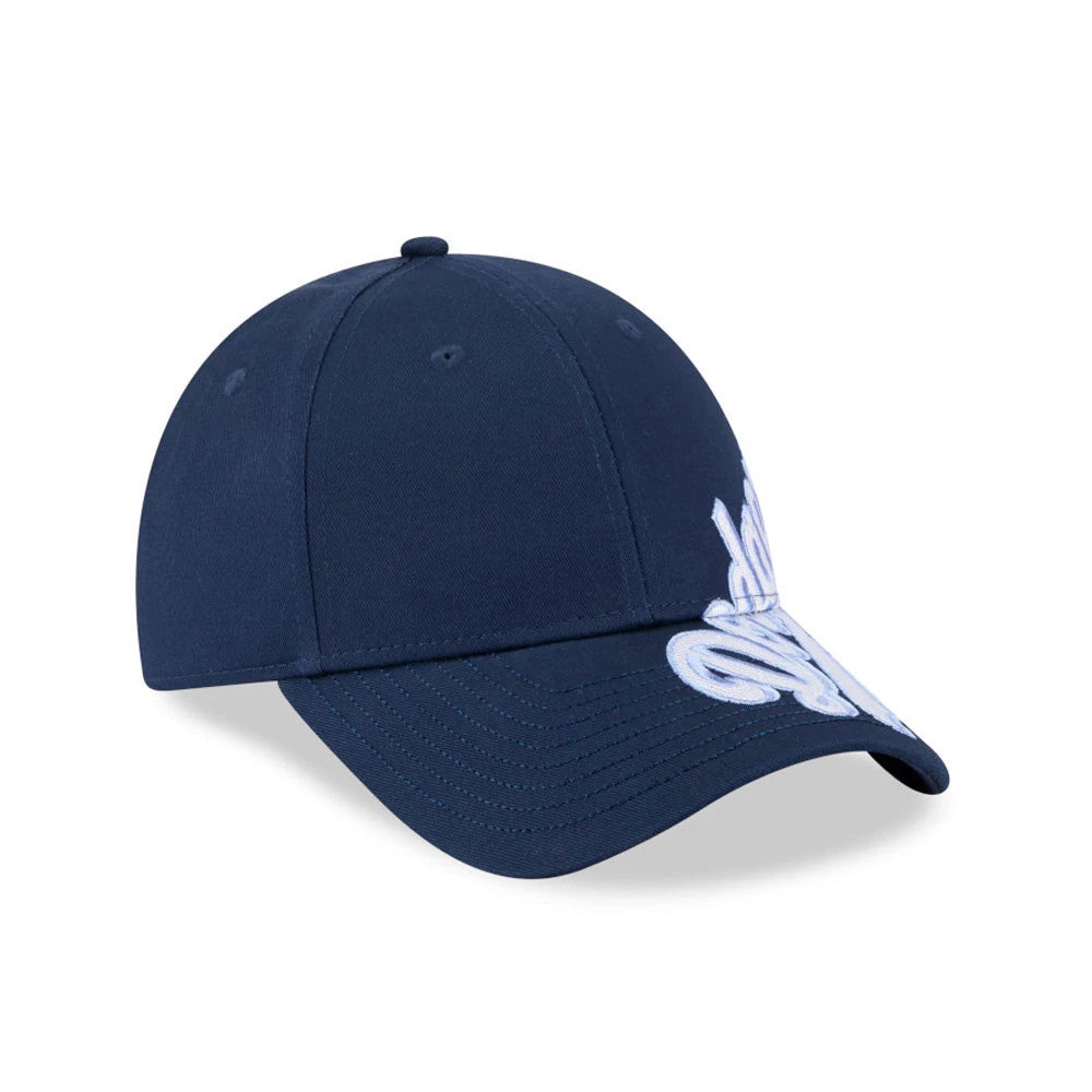 Pictured is this MLB Mix League LA Dodgers 9FORTY cap in dark blue. 3