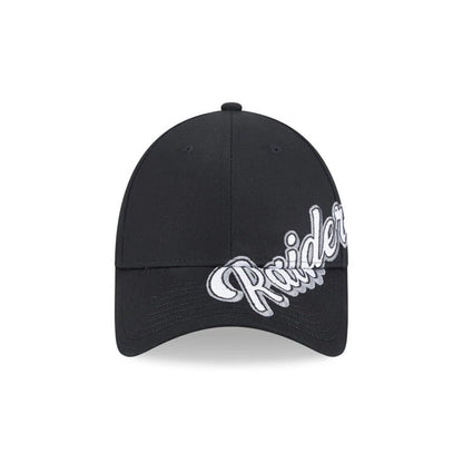Pictured is this NFL Mix League Las Vegas Raiders 9FORTY cap in black. 2