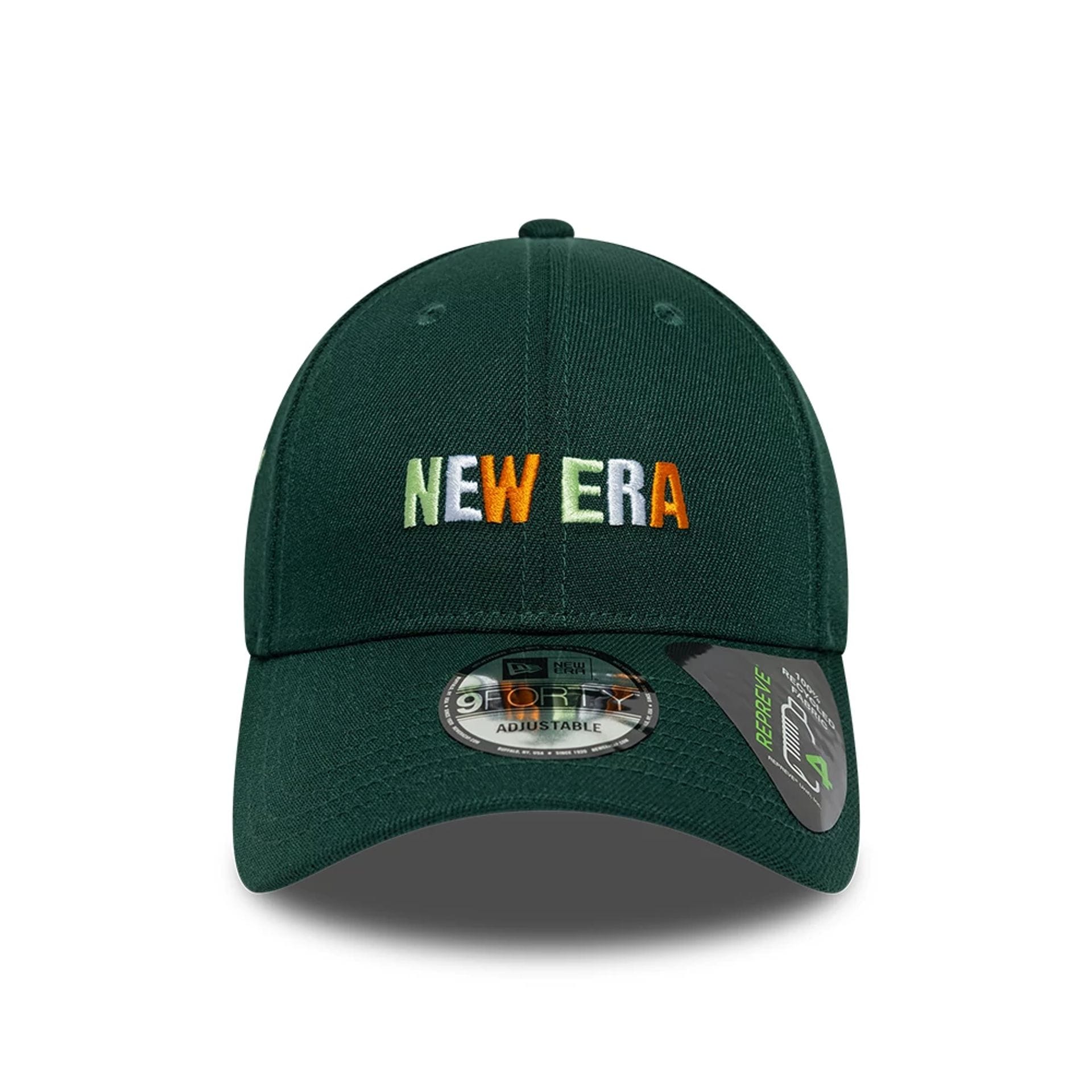 Pictured is this New Era Earth Day 9FORTY Adjustable cap in dark green. 2