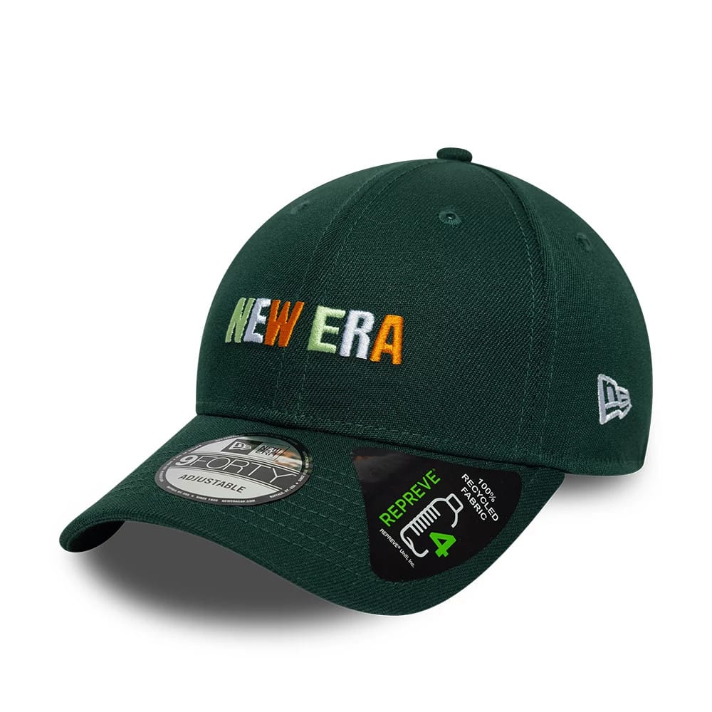 Pictured is this New Era Earth Day 9FORTY Adjustable cap in dark green. 3