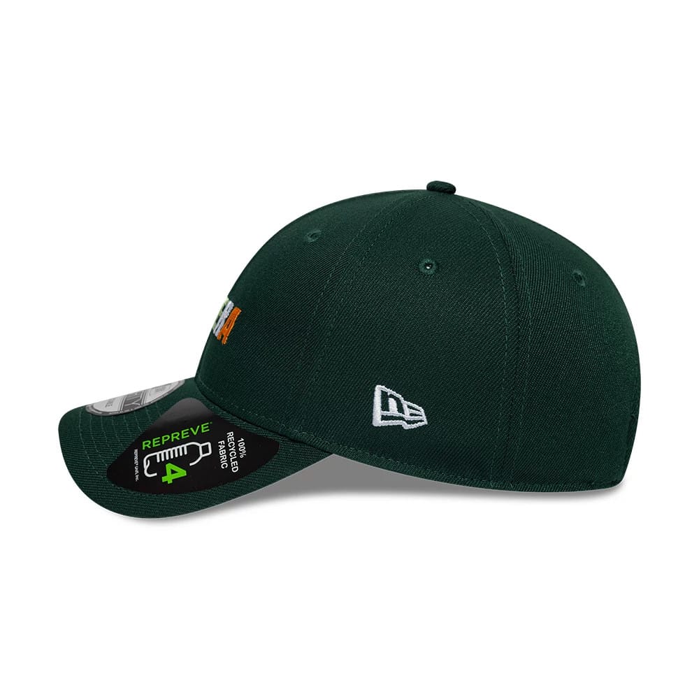 Pictured is this New Era Earth Day 9FORTY Adjustable cap in dark green. 5