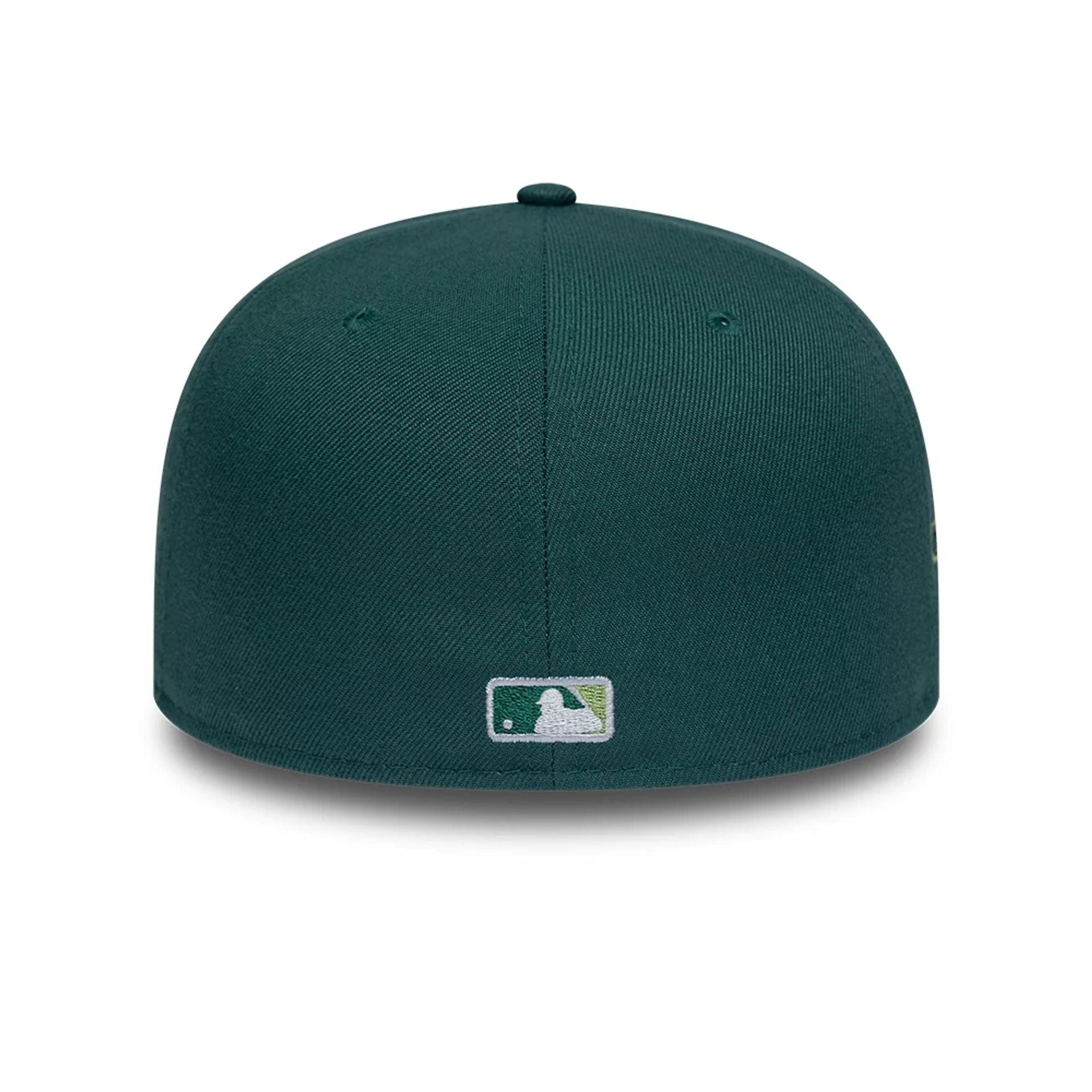 Pictured is this MLB Garden New York Yankees 59FIFTY Fitted cap in dark green. 6