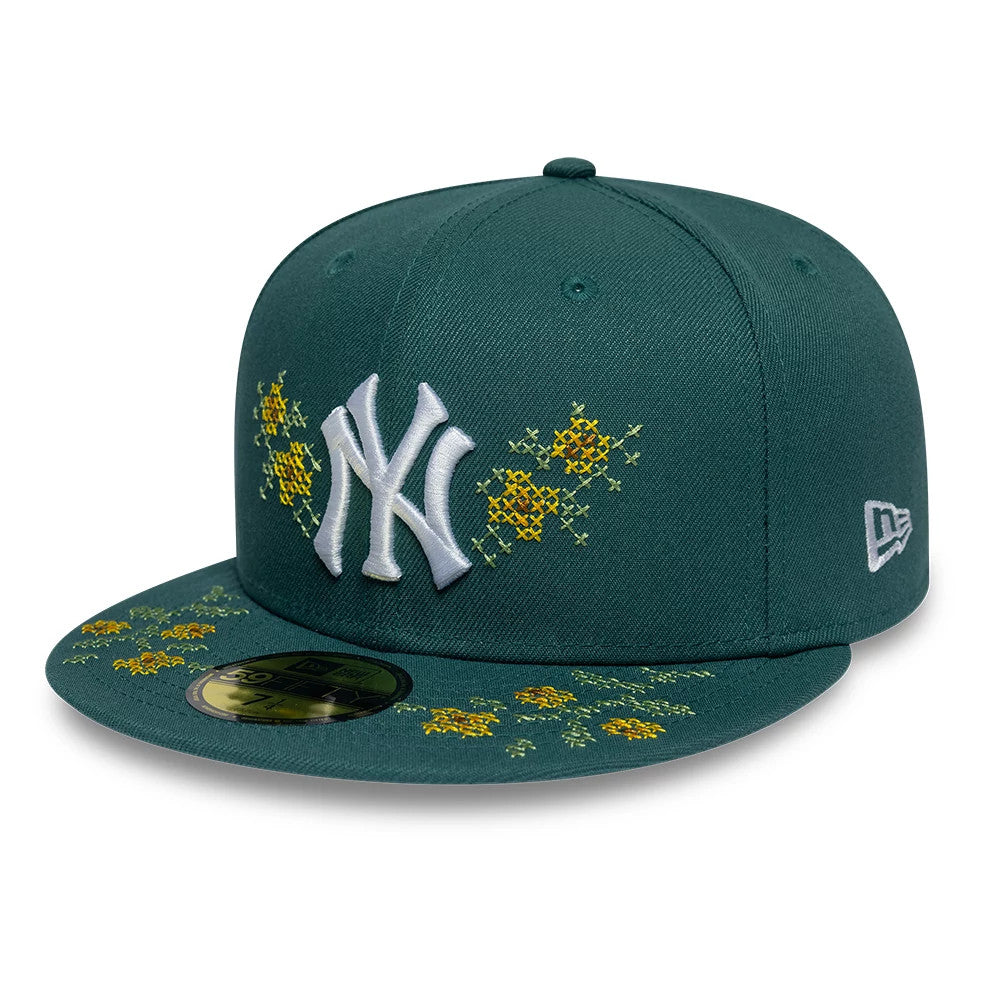 MLB Garden New York Yankees Dark Green 59FIFTY Fitted Cap | NEC EU