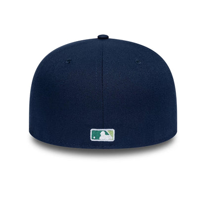 Pictured is this MLB Garden LA Dodgers 59FIFTY Fitted cap in dark blue. 6
