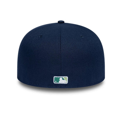 Pictured is this MLB Garden LA Dodgers 59FIFTY Fitted cap in dark blue. 6
