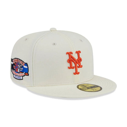 Pictured is this MLB City Series New York Mets 59FIFTY Fitted cap in white. 1