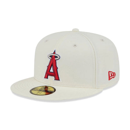 Pictured is this MLB City Series LA Angels 59FIFTY Fitted cap in white. 4