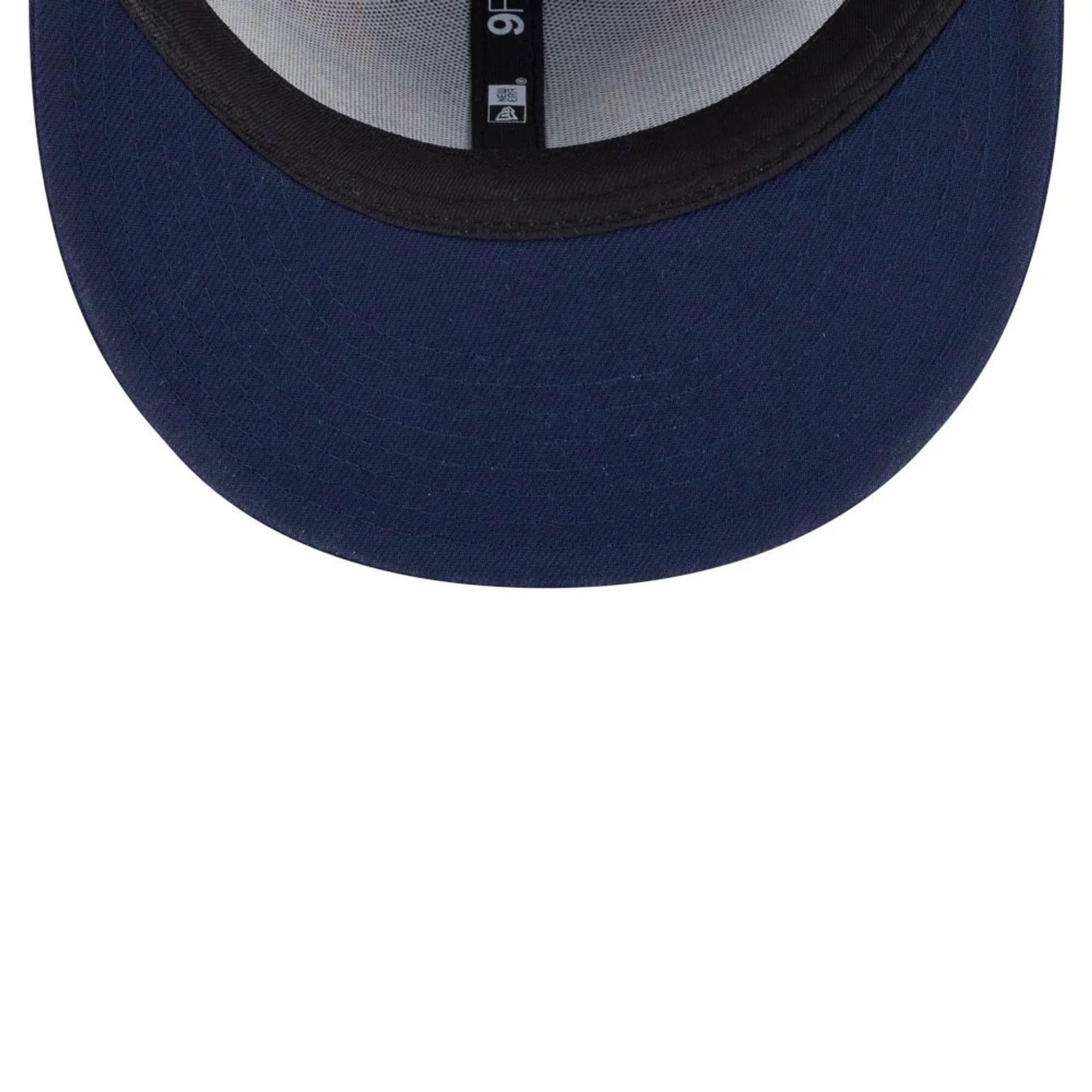 Pictured is this Rick And Morty 9FIFTY Strapback Adjustable cap in dark blue. 7
