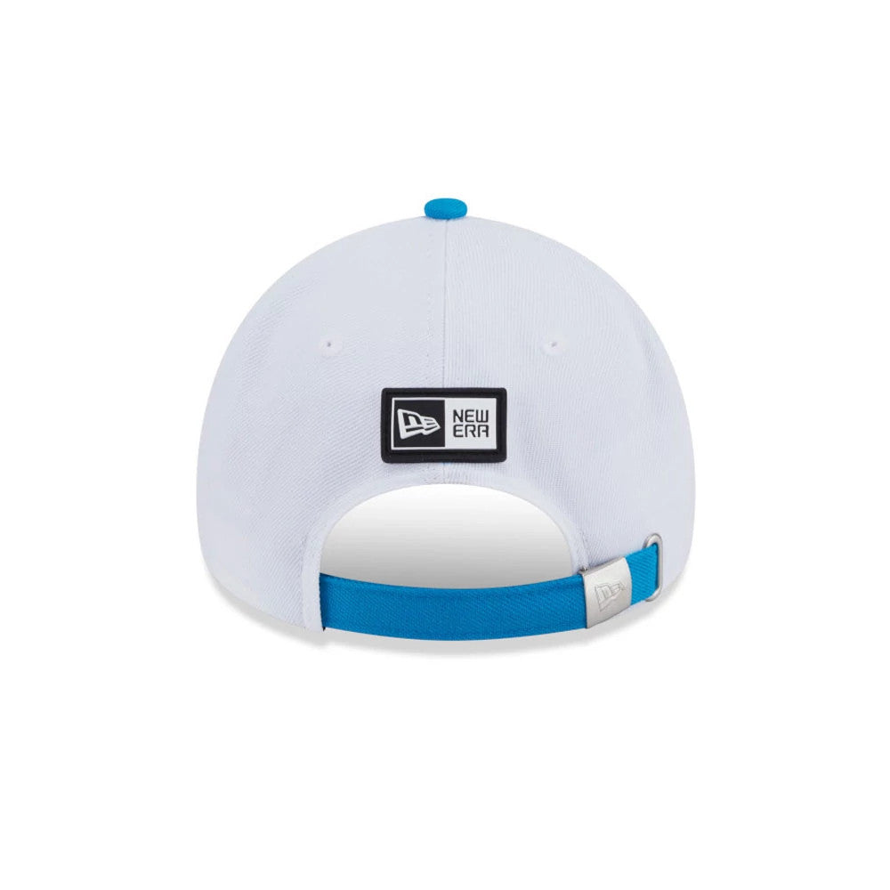 Pictured is this  Rick And Morty 9FORTY A-Frame Adjustable cap in white. 4