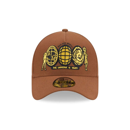 Pictured is this  Rick And Morty 9FORTY A-Frame Adjustable cap in open brown. 2