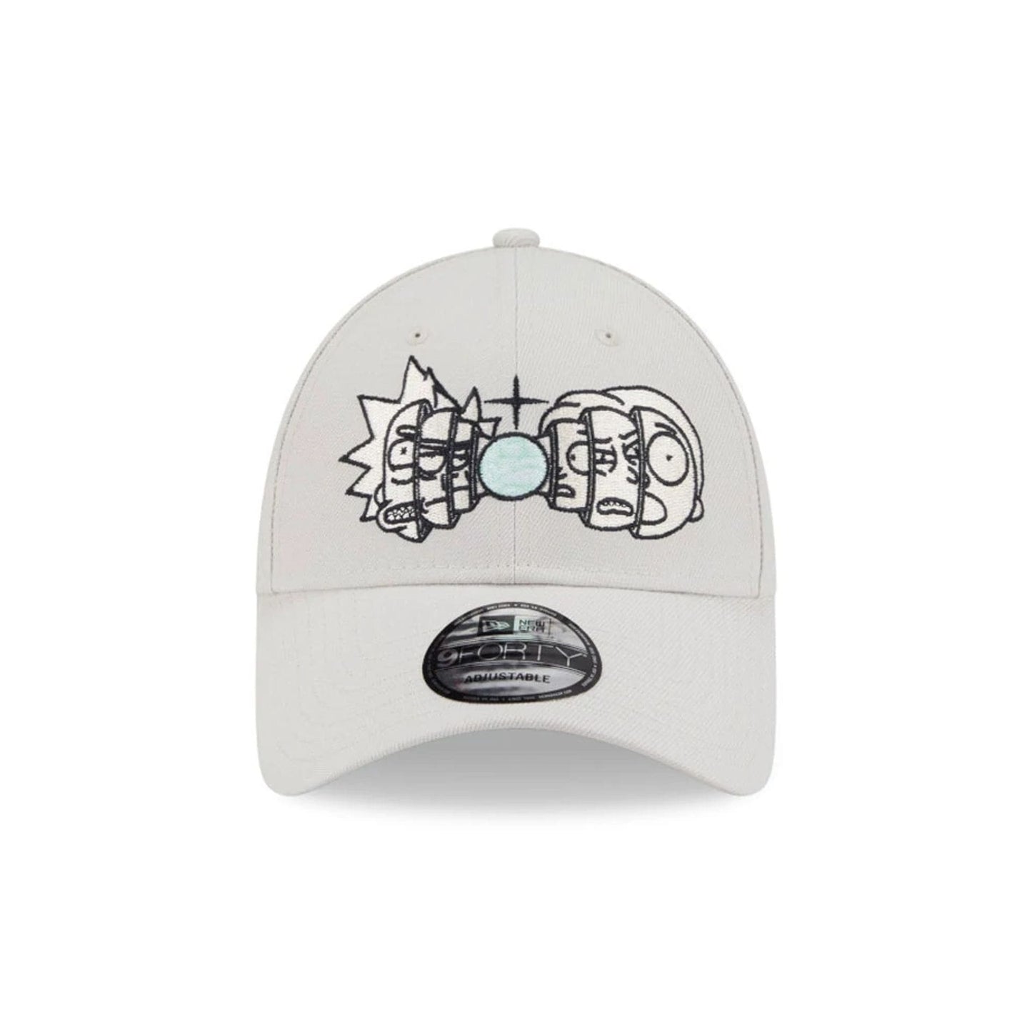 Pictured is this Rick And Morty 9FORTY Adjustable cap in Cream. 2
