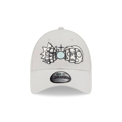 Pictured is this Rick And Morty 9FORTY Adjustable cap in Cream. 2