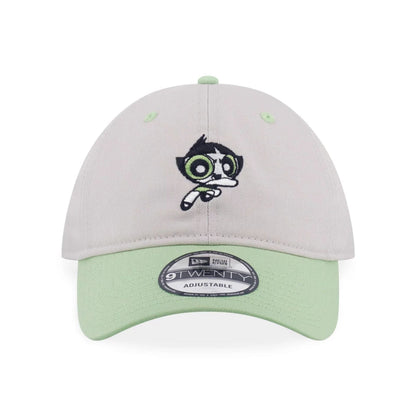 Pictured is this Powerpuff Girls Buttercup 9TWENTY cap in beige. 3