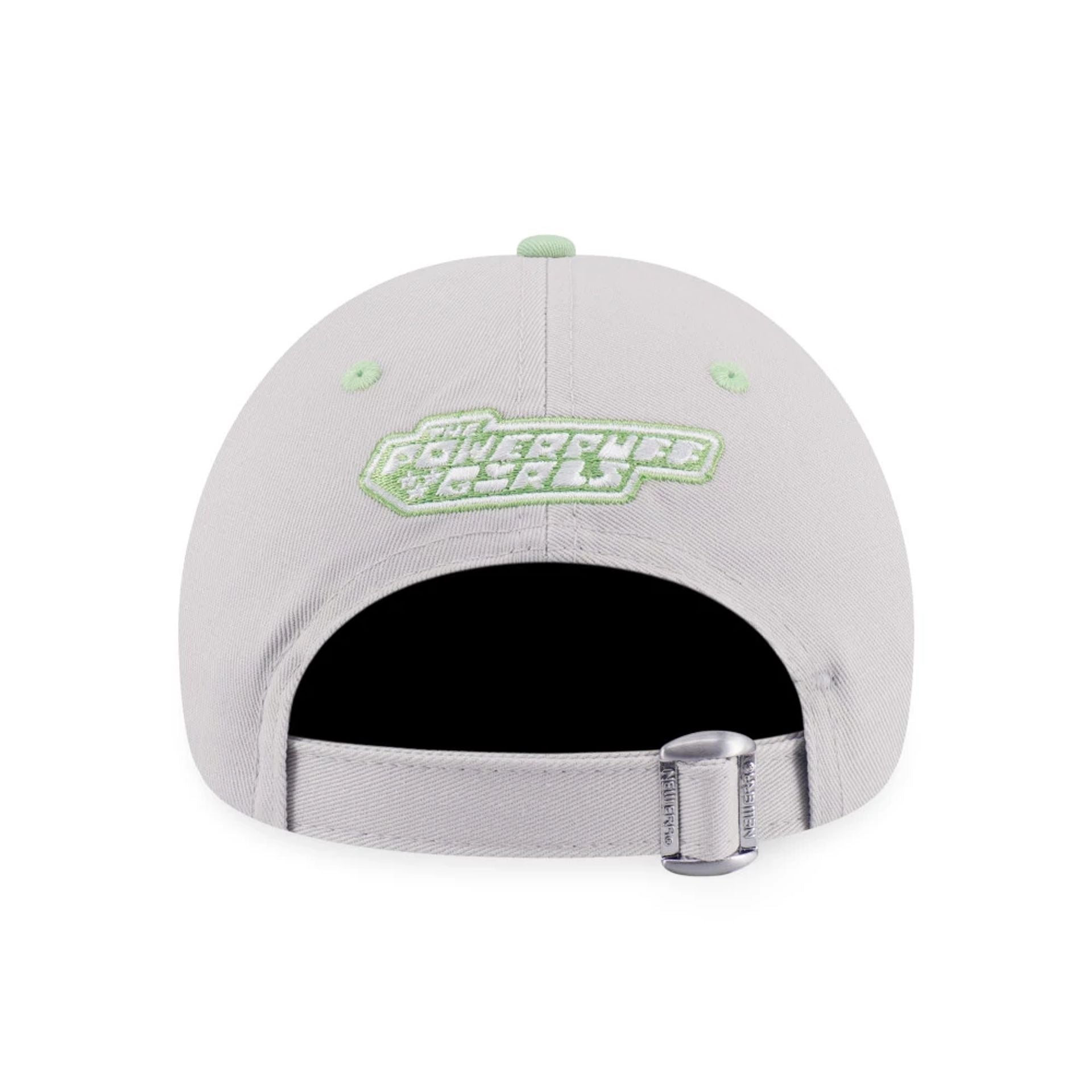 Pictured is this Powerpuff Girls Buttercup 9TWENTY cap in beige. 2