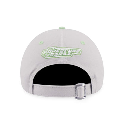 Pictured is this Powerpuff Girls Buttercup 9TWENTY cap in beige. 2