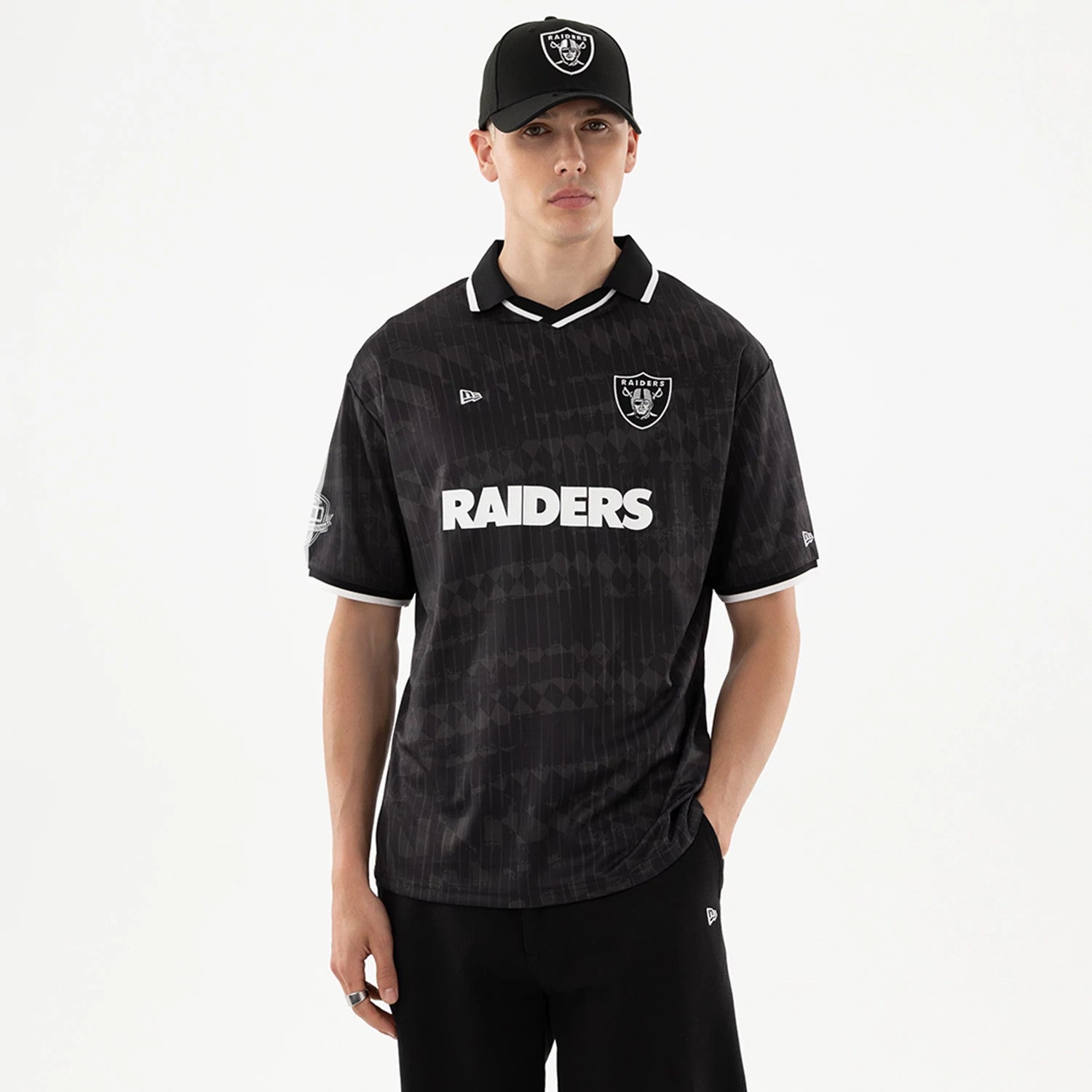 NFL Las Vegas Raiders Black Soccer Jersey | NEC EU