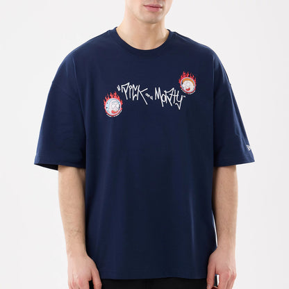 The model is wearing this Rick And Morty T-Shirt in blue. 5