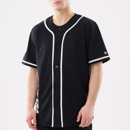 The model is wearing this New Era Basic Jersey in black. 5