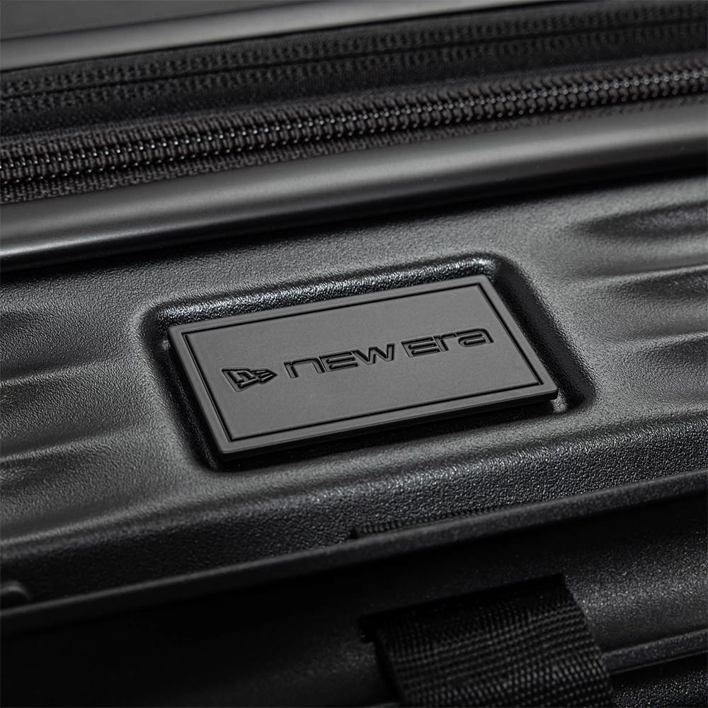 Pictured is this New Era Wheeled Cabin Case in black. 12