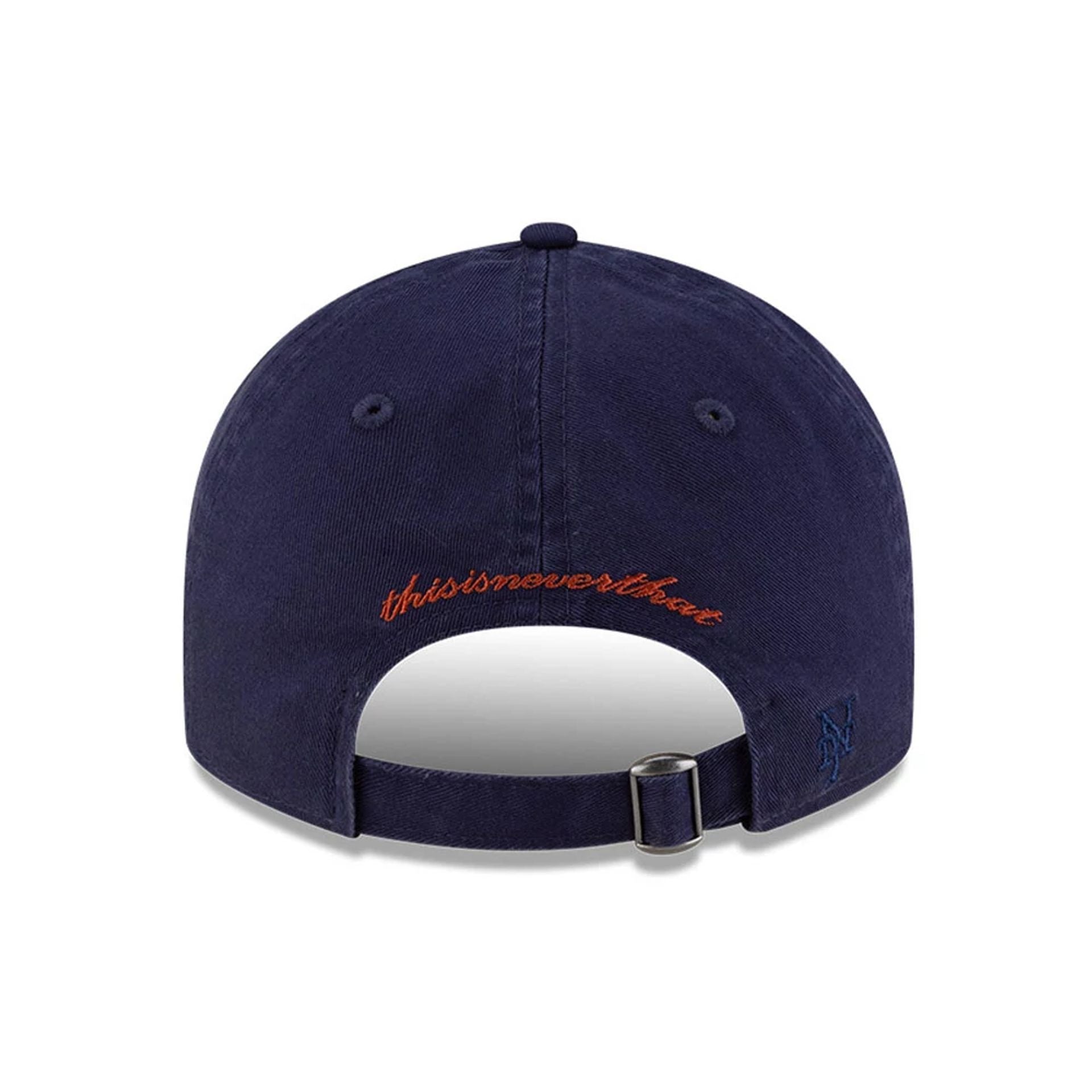 Pictured is this Thisisneverthat X MLB New York Mets Retro Crown 9FIFTY cap in navy. 4
