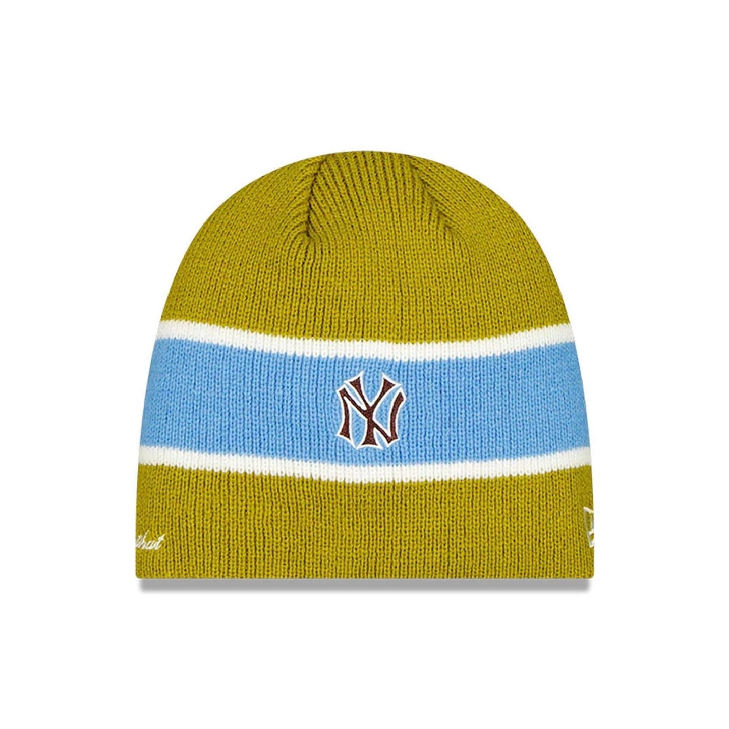 Pictured is this Thisisneverthat X MLB New York Yankees Beanie hat in green. 1