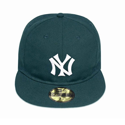 Pictured is this MLB Reserve New York Yankees 59FIFTY Fitted cap in dark green. 3