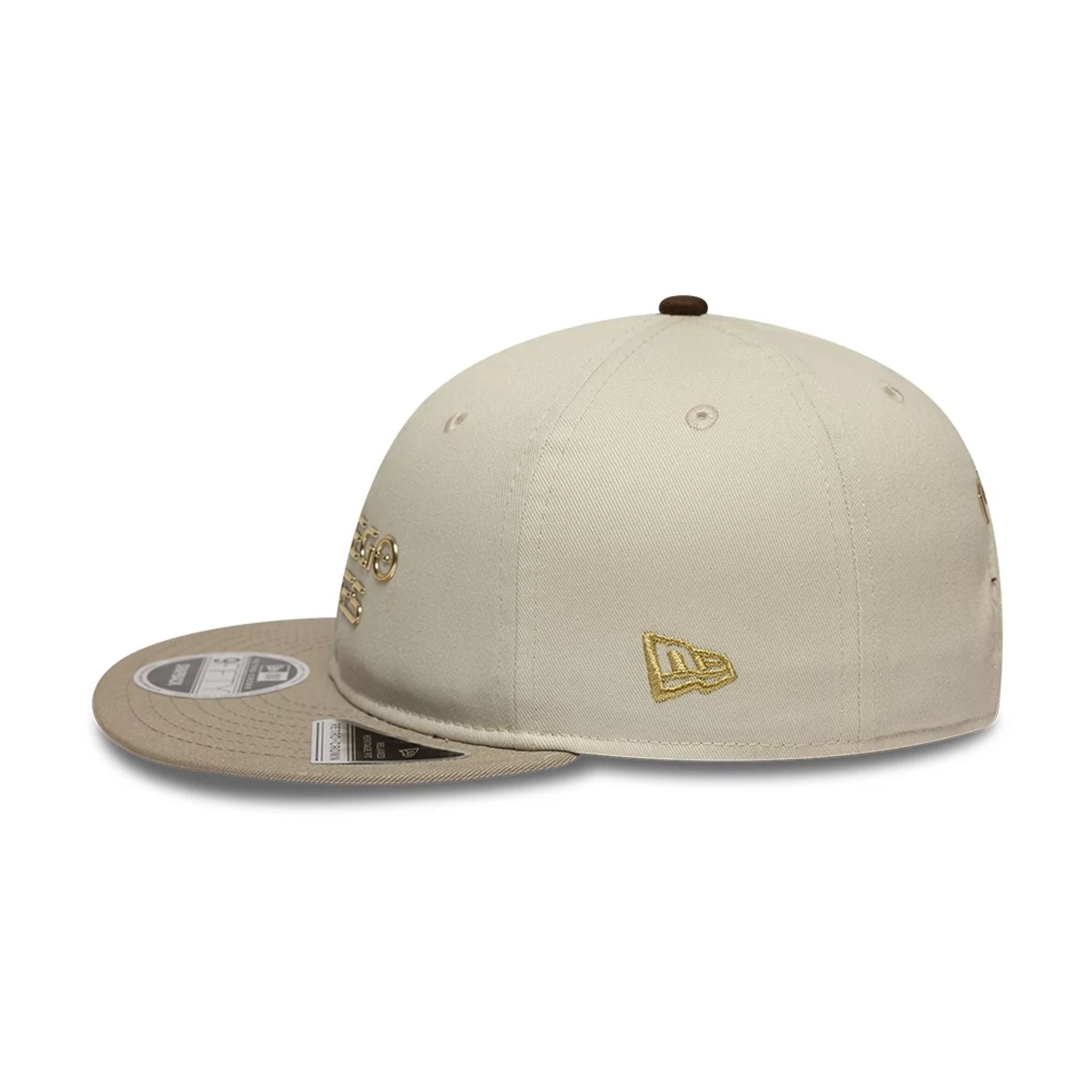 Pictured is this Hajime Sorayama X MLB San Diego Padres Retro Crown 9FIFTY cap in Cream. 6
