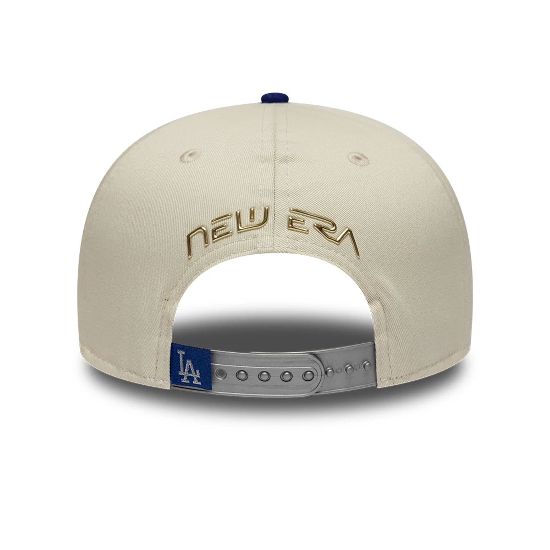 Pictured is this Hajime Sorayama X MLB LA Dodgers Retro Crown 9FIFTY cap in Cream. 3