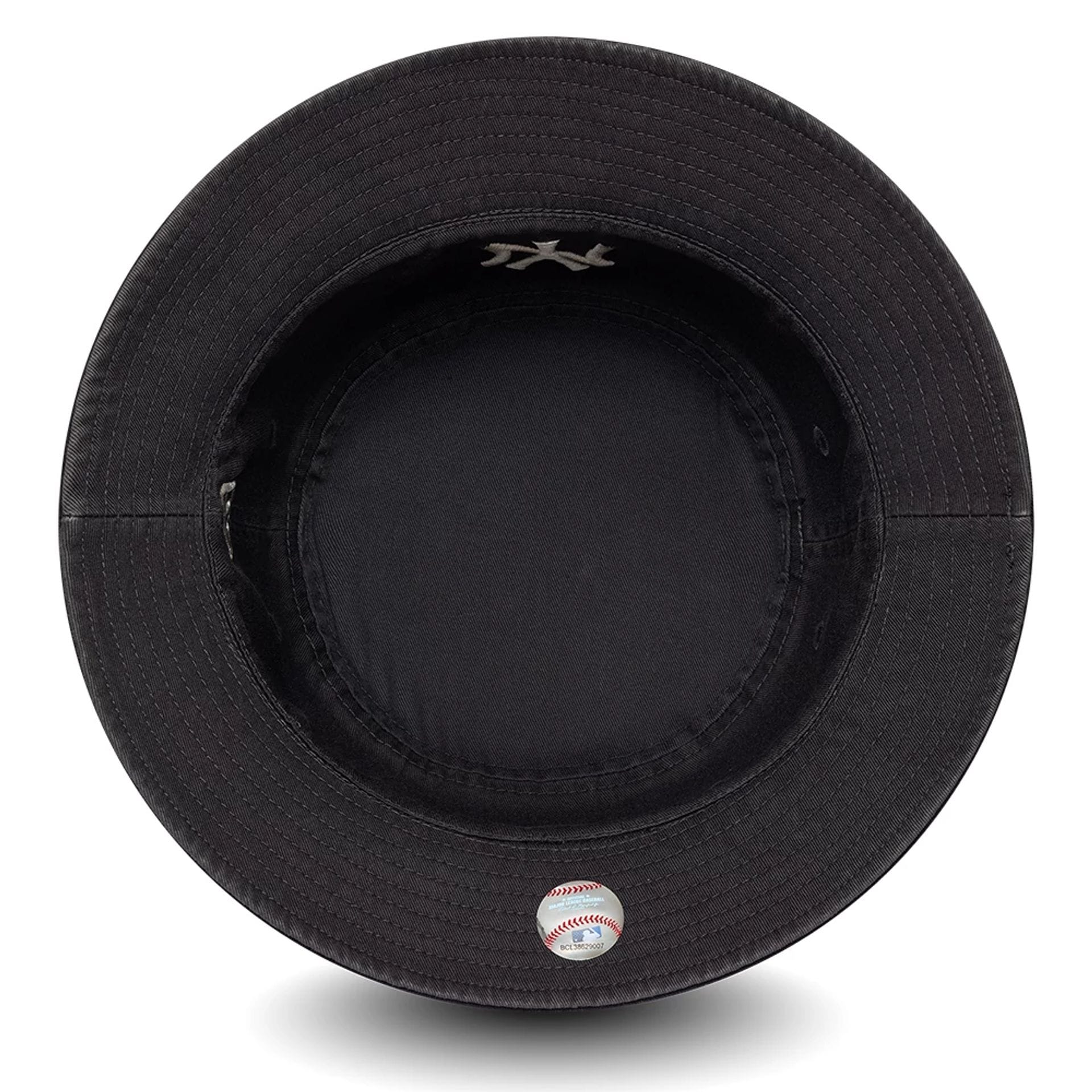 Pictured is this MLB New York Yankees Reversible Bucket hat in navy. 7