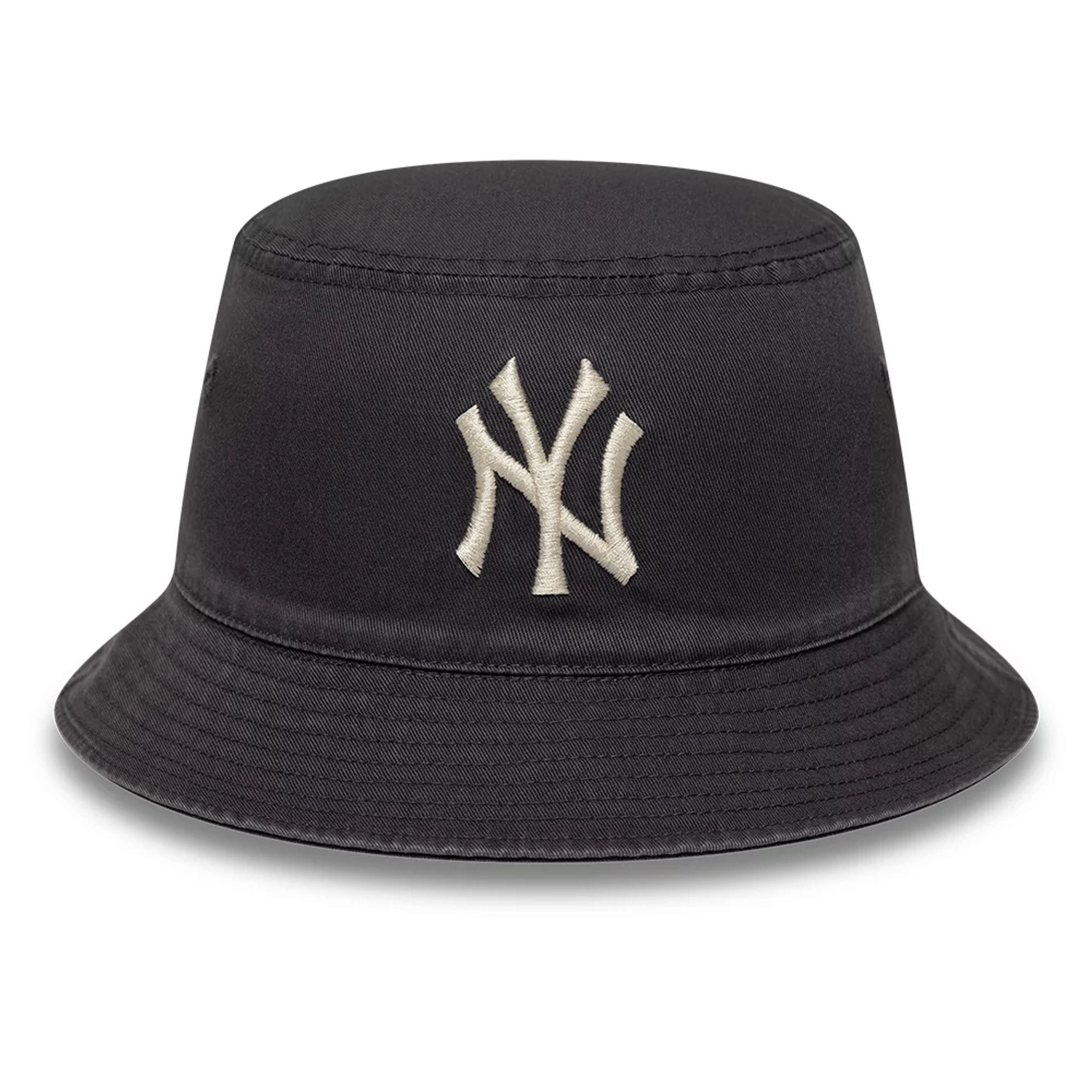 Pictured is this MLB New York Yankees Reversible Bucket hat in navy. 3