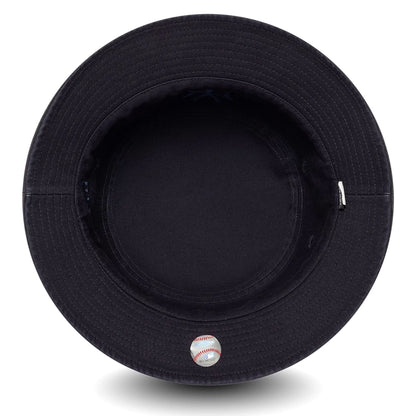 Pictured is this MLB New York Yankees Reversible Bucket hat in navy. 10