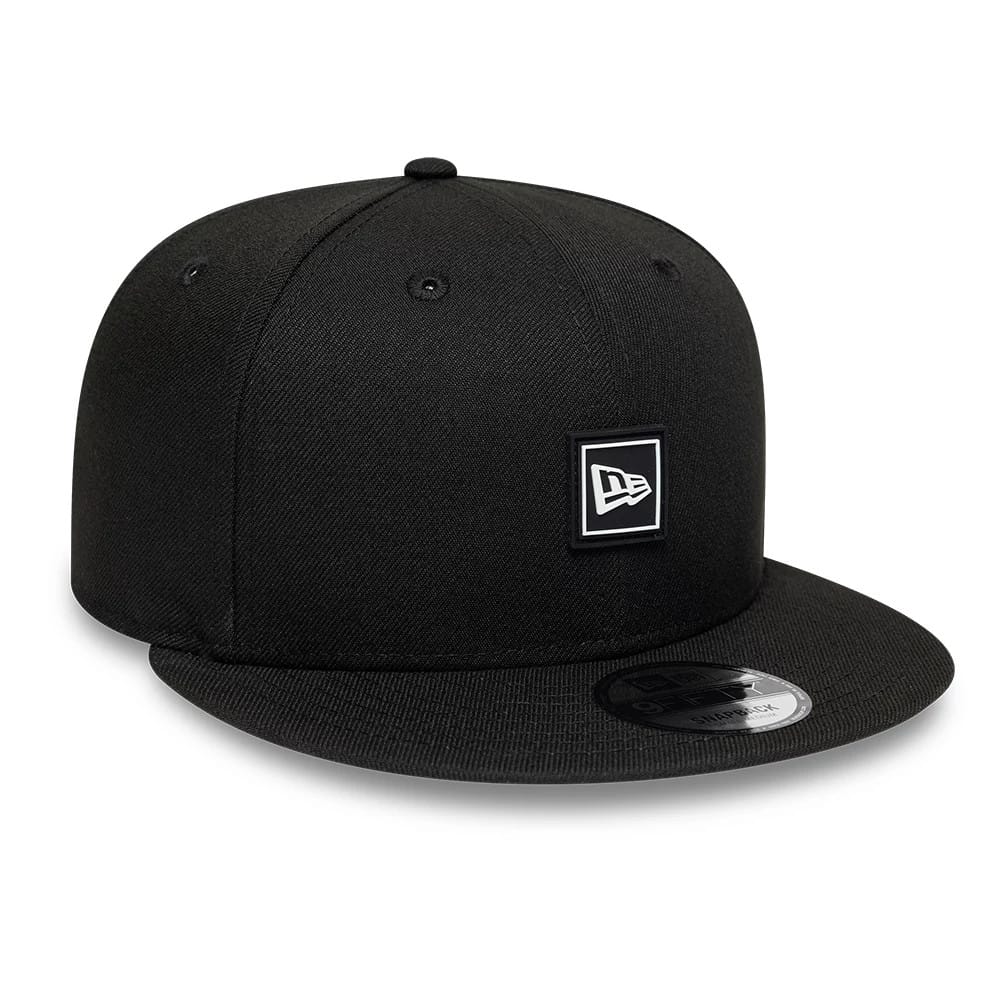 Pictured is this New Era Flag Patch 9FIFTY Snapback cap in black. 3