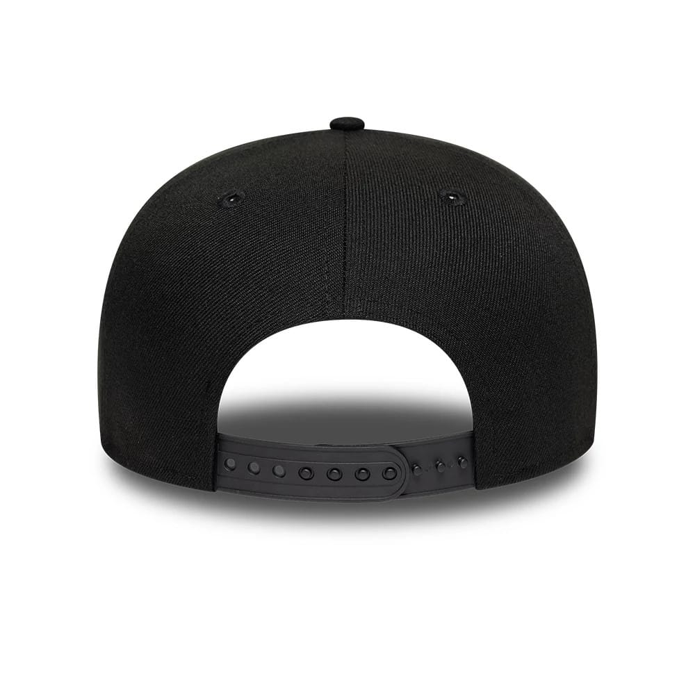 Pictured is this New Era Flag Patch 9FIFTY Snapback cap in black. 4