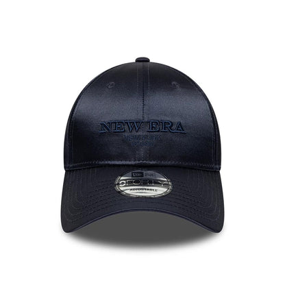 Pictured is this New Era Satin 9FORTY cap in navy. 2