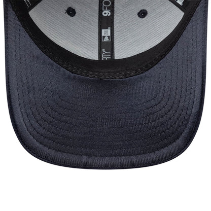Pictured is this New Era Satin 9FORTY cap in navy. 5