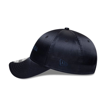 Pictured is this New Era Satin 9FORTY cap in navy. 6