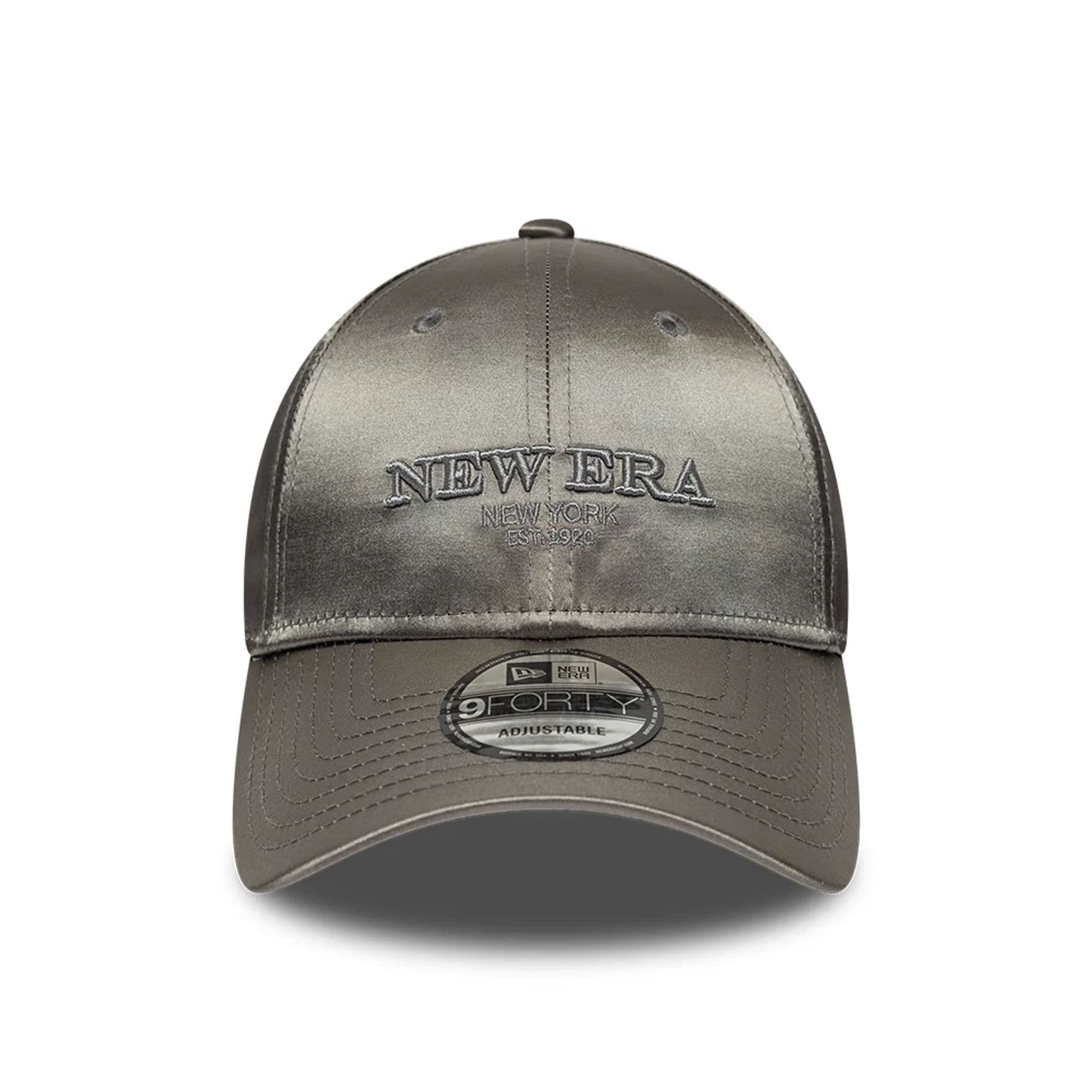 Pictured is this New Era Satin 9FORTY cap in grey. 2
