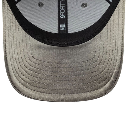 Pictured is this New Era Satin 9FORTY cap in grey. 7