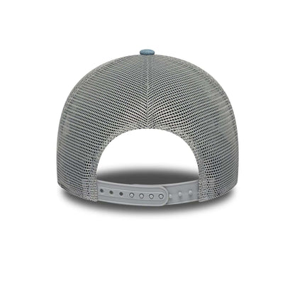 Pictured is this New Era Washed Denim 9FORTY A-Frame Trucker cap in navy. 5