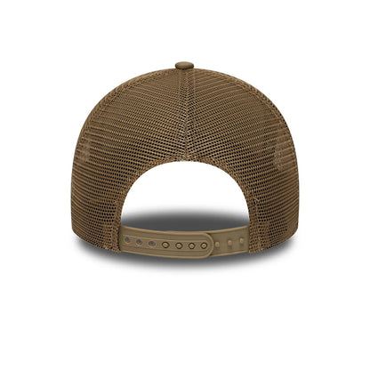 Pictured is this MLB Patch Athletics 9FORTY A-Frame Trucker cap in dark green. 6