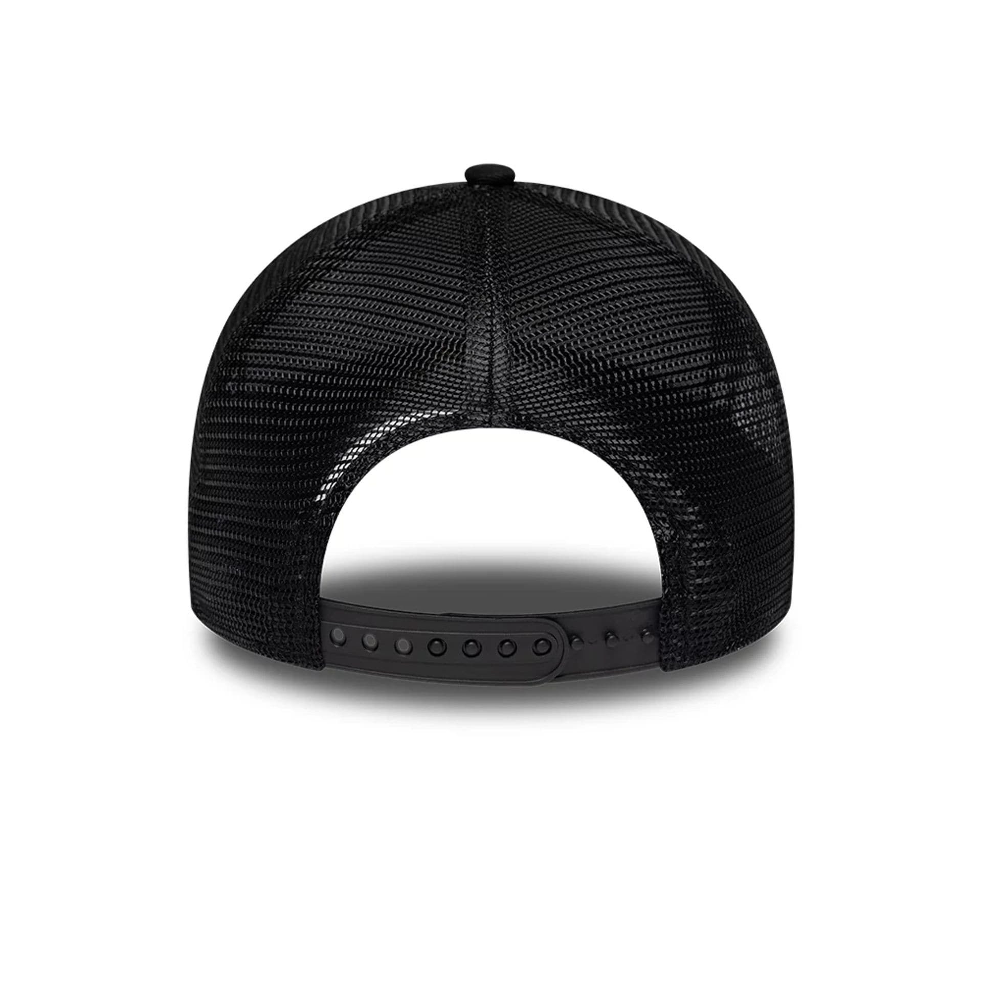 Pictured is this New Era Circle 9FORTY A-Frame Trucker cap in black. 6