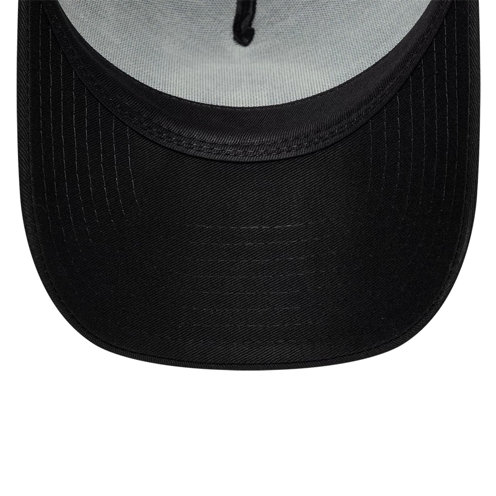 Pictured is this New Era Circle 9FORTY A-Frame Trucker cap in black. 7
