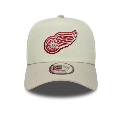 Pictured is this NHL Detroit Red Wings 9FORTY A-Frame cap in Cream. 2