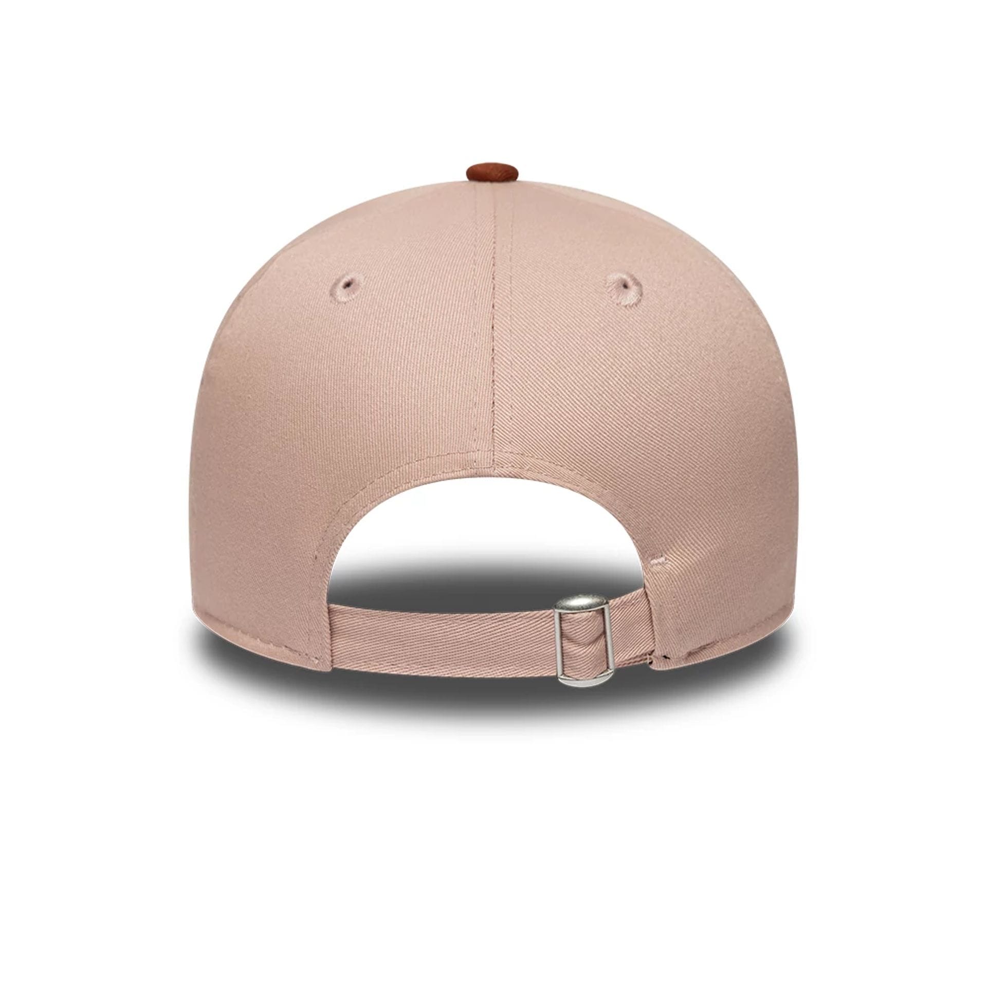 Pictured is this MLB Mocha Mousse San Diego Padres 9FORTY A-Frame Adjustable cap in pastel pink. 6